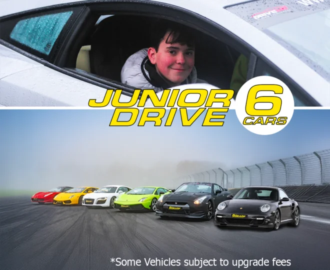 Junior 6 Supercar Drive + Hot Lap
